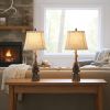 Set of 2 33.5" Resin Table Lamps