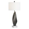 Set of 2  33.5" Resin and Marble Table Lamp with White Shade