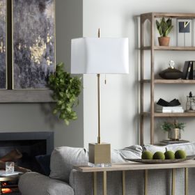 Set of 2 41"H Baker Pull Chain Buffet Lamp