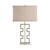 Set of 2 27" Azteca Silver Table Lamp