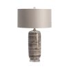 Set of 2 30"H Ceramic & Crystal Table Lamps with Shades