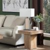 27.5"H Marble & Metal Table Lamp With Shade