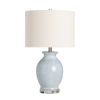 Set of 2 24.75"H Ceramic & Crystal Base Table Lamp With Shade