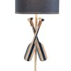 62.5"H Boat Oar Floor Lamp