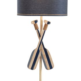 62.5"H Boat Oar Floor Lamp