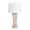30.5"H Hemp Table Lamp With Shade