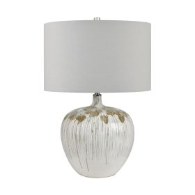23.75"H Dripped Glaze Ceramic Table Lamp with Shade