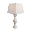 Set of 2  29.25" Stonecipher Ficonstone Table Lamp with Linen Shade