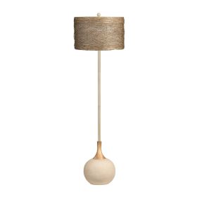 63"H Kenya Floor Lamp w/Rattan Shade