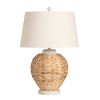 27.5"H Sea Grass Table Lamp