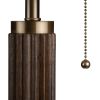 64"H Wood & Metal Floor Lamp With Shade