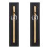 56"H Dixon Wall Sconce Black and Gold  - Set of 2