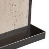 27.5"H Marble & Metal Table Lamp With Shade