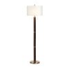64"H Wood & Metal Floor Lamp With Shade