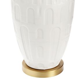 32.75"H Rock Springs Table Lamp with White Shade