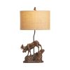 Set of 2   Moose Trail Table Lamp