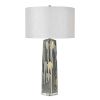 Set of 2 31"H  Zora Table Lamp Ceramic and Crystal with Shade