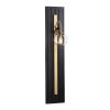56"H Dixon Wall Sconce Black and Gold  - Set of 2