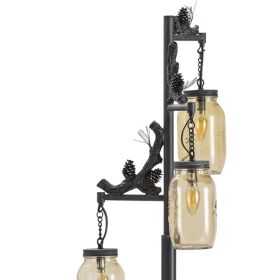 65.5" Fire Catcher Floor Lamp