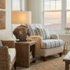 30"H Metal Fish Table Lamp with Linen Shade