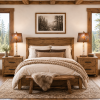 Set of 2   Birch Forest Table Lamps