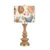 Set of 2   Natural Jute Wrapped Resin Table Lamp with Shade