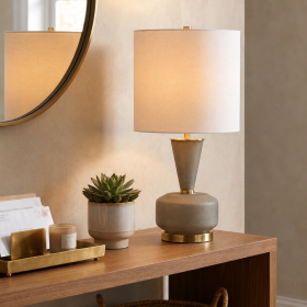 Grey Emmeline Table Lamp