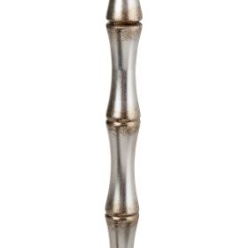 38.50"H Champagne Bamboo Table Lamp with White Shade