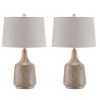 Set of 2  Rhys Concrete Table Lamp