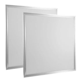 2Packs 48W 2×2FT LED Panel Light 4800LM 7500K Ceiling Lighting 150W Equivalent LED Troffer Recessed Edge-Lit (Option: 2PCS)