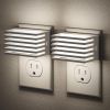 2 Pack LED Plug In Night Lights With Dusk To Dawn Sensor
