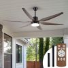 Large 74in Ceiling Fans with Lights and Remote 6 Speeds Ceiling Fan 6 Blades