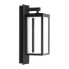 Inowel Outdoor Wall Lantern Exterior Waterproof Wall Sconce Light Fixture Integrated LED Wall Lamp with Clear Glass Shade 22527