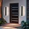Exterior Wall Lights for House 2 Pack 60 Inch Long Strip Modern Outdoor Light Wall Fixture Sconce, Dimmable Outside Linear Exterior Lights