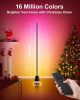 Smart RGB LED Corner Floor Lamp,172 LEDs Bright Standing Lamps for Living Room with APP and Remote