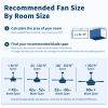 60 in. Vintage Mahogany Solid Wood Ceiling Fan with Light and Remote Control, Noiseless, Dimmable, 3CCT, 6 Speeds Reversible