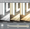 Rectangular Break Resistant LED Bathroom Mirror With RGB Lighting Touch Control Anti Fog And Dimmable