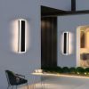 Exterior Wall Lights for House 2 Pack 60 Inch Long Strip Modern Outdoor Light Wall Fixture Sconce, Dimmable Outside Linear Exterior Lights