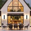 Exterior Wall Lights for House 2 Pack 60 Inch Long Strip Modern Outdoor Light Wall Fixture Sconce, Dimmable Outside Linear Exterior Lights