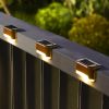 Solar Deck Lights Outdoor 16 Pack, Solar Step Lights Waterproof Led Solar lights for Outdoor Stairs, Step , Fence, Yard, Patio