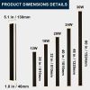 Exterior Wall Lights for House 2 Pack 60 Inch Long Strip Modern Outdoor Light Wall Fixture Sconce, Dimmable Outside Linear Exterior Lights