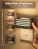 2 Pack LED Plug In Night Lights With Dusk To Dawn Sensor