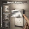 2 Pack LED Plug In Night Lights With Dusk To Dawn Sensor